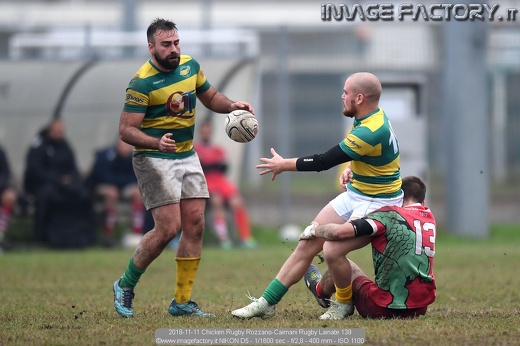2018-11-11 Chicken Rugby Rozzano-Caimani Rugby Lainate 139